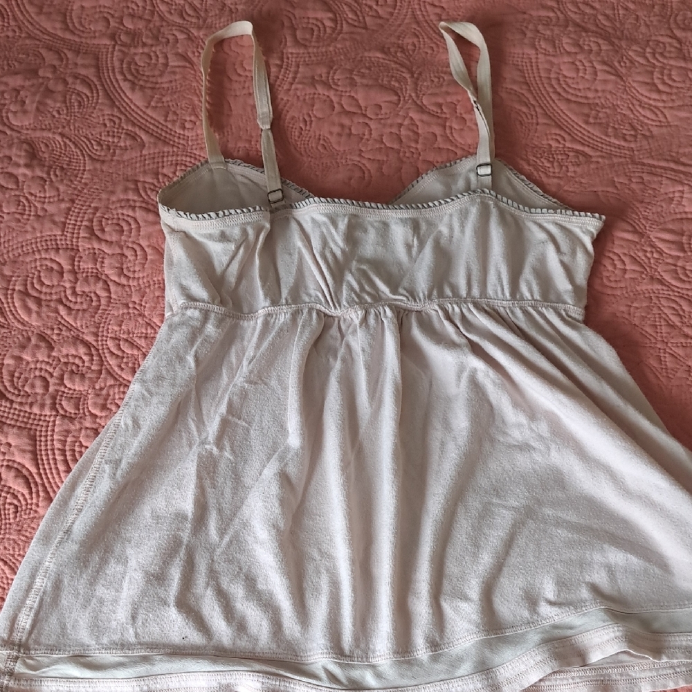 Abercrombie & Fitch Light Pink Babydoll Tank Top - Picture 6 of 6
